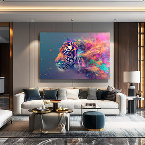 Colorful Tiger Wall Art | MusaArtGallery™