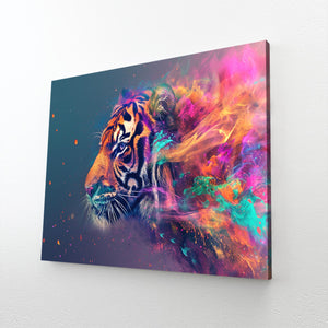 Colorful Tiger Wall Art | MusaArtGallery™