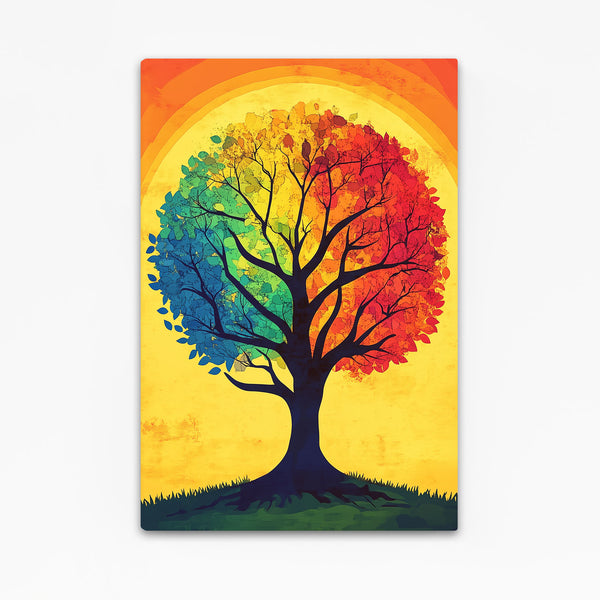 Colorful Tree Of Life Wall Art Large