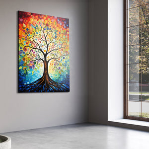 Colorful Tree Wall Art | MusaArtGallery™