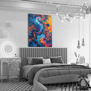 Colorful Trippy Art Wall | MusaArtGallery™