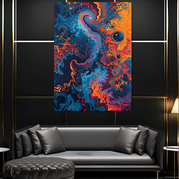 Colorful Trippy Art Wall | MusaArtGallery™