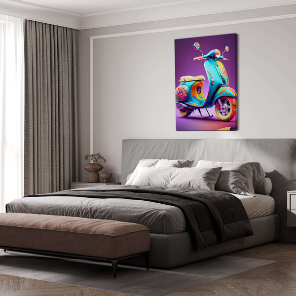 Colorful Vespa Wall Art | MusaArtGallery™