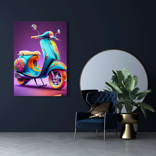 Colorful Vespa Wall Art | MusaArtGallery™