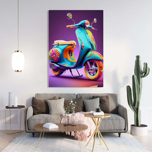 Colorful Vespa Wall Art | MusaArtGallery™