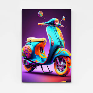 Colorful Vespa Wall Art | MusaArtGallery™