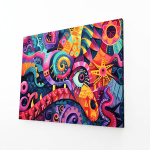 Colorful Vibes Mexican Wall Art | MusaArtGallery™