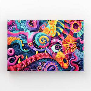 Colorful Vibes Mexican Wall Art | MusaArtGallery™