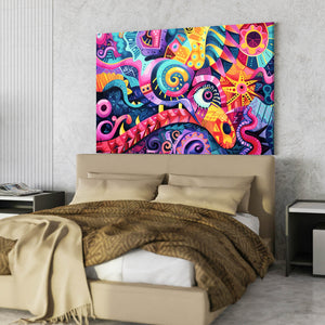 Colorful Vibes Mexican Wall Art | MusaArtGallery™