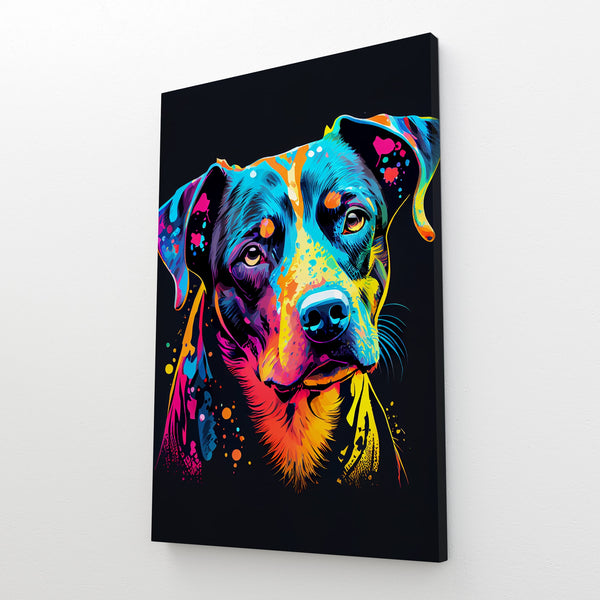 Colorful Wall Art Dog | MusaArtGallery™