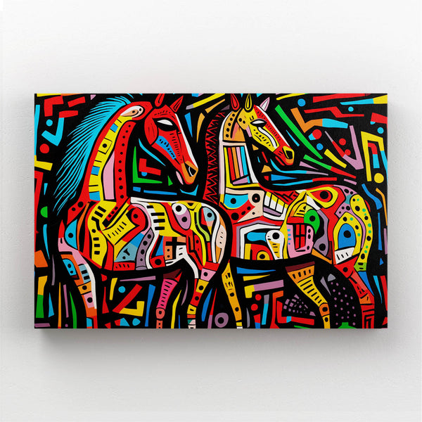 Colorful Wall Art Horse | MusaArtGallery™