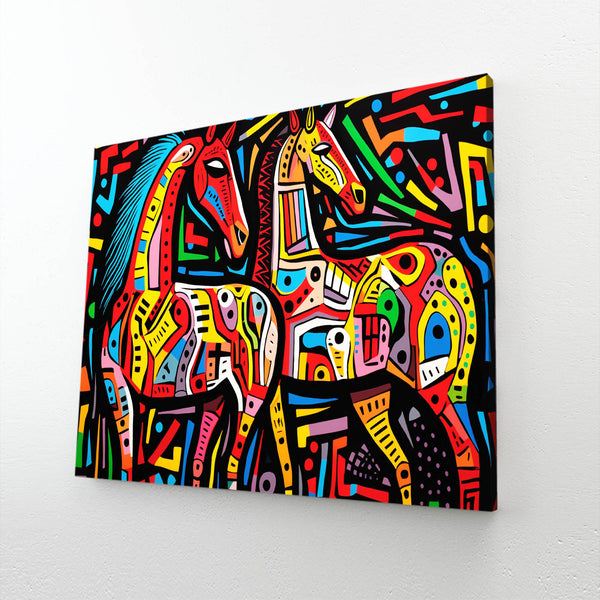 Colorful Wall Art Horse | MusaArtGallery™