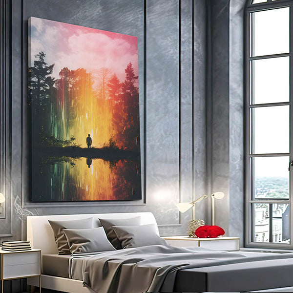 Colorful Wall Art Living Room | MusaArtGallery™