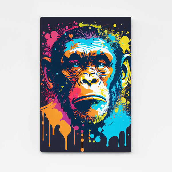 Colorful Wall Art Monkey | MusaArtGallery™