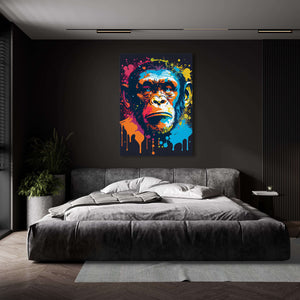 Colorful Wall Art Monkey | MusaArtGallery™