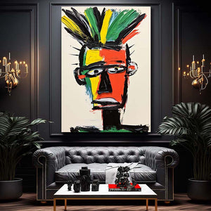 Colorful Wall Art Face | MusaArtGallery™