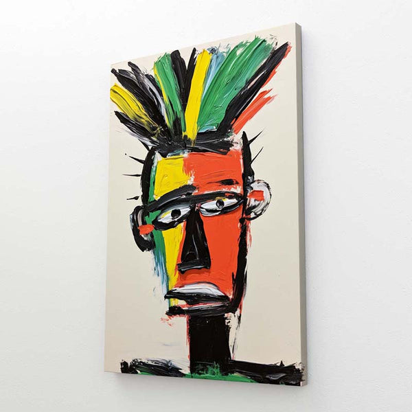 Colorful Wall Art Face | MusaArtGallery™