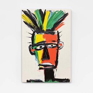 Colorful Wall Art Face | MusaArtGallery™