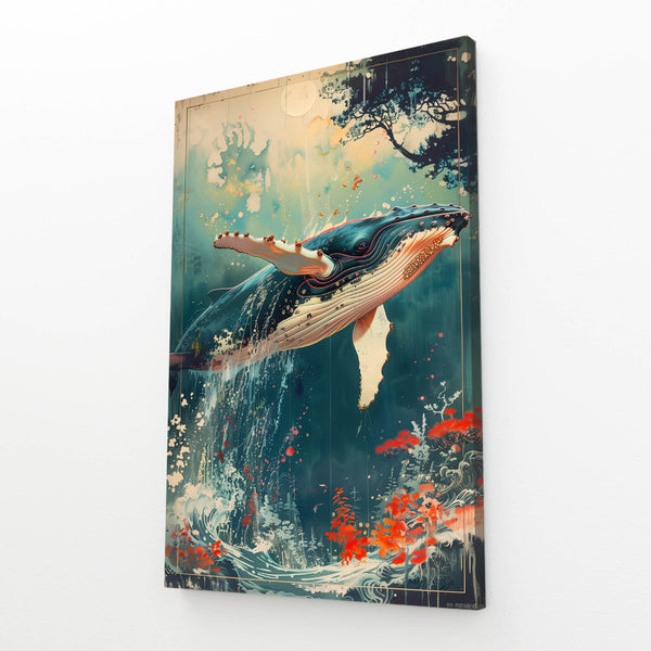 Colorful Whale Art | MusaArtGallery™