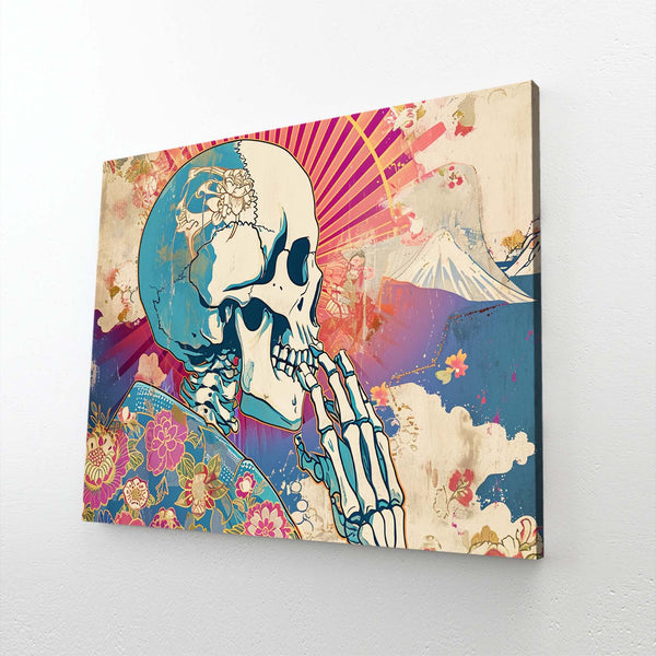 Colorful White Skull Art | MusaArtGallery™