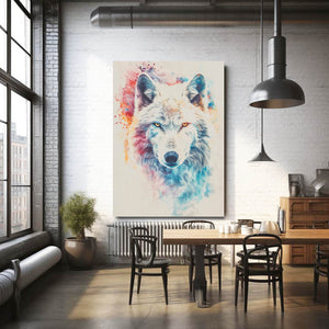 Colorful Wolf Art  | MusaArtGallery™