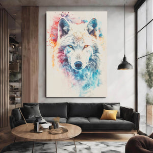 Colorful Wolf Art  | MusaArtGallery™