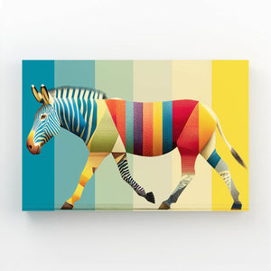 Colorful Zebra Art