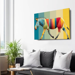 Colorful Zebra Art