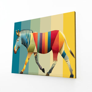 Colorful Zebra Art