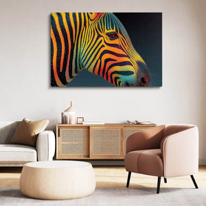 Colorful Zebra Artwork