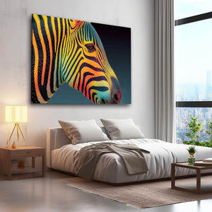 Colorful Zebra Artwork