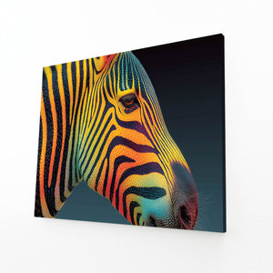 Colorful Zebra Artwork