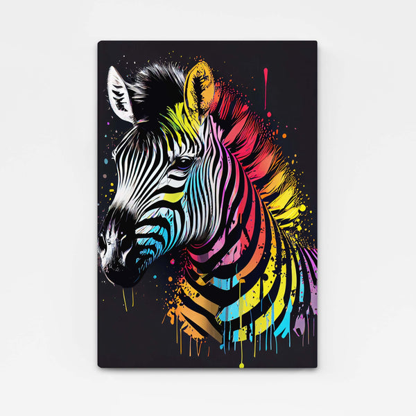 Colorful Zebra Wall Art | MusaArtGallery™