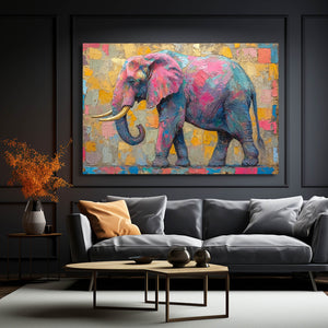 Colurful Elephant Wall Arts | MusaArtGallery™