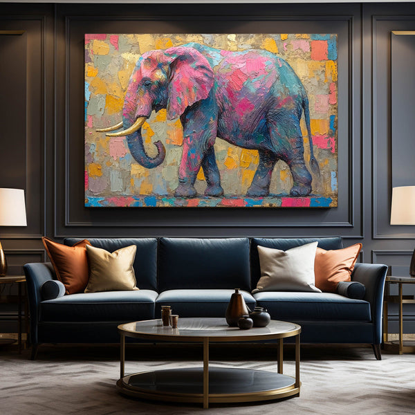 Colurful Elephant Wall Arts | MusaArtGallery™