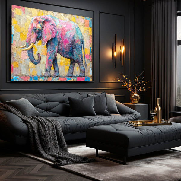 Colurful Elephant Wall Arts | MusaArtGallery™