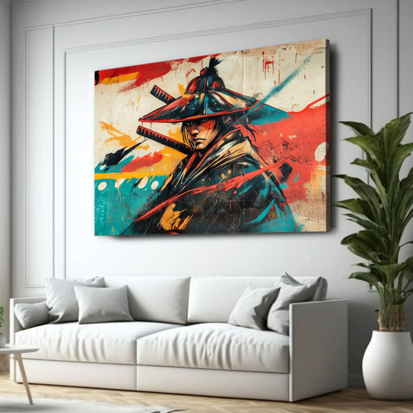 Colurful Samurai Art