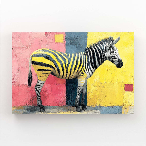 Colurful Zebra Wall Art