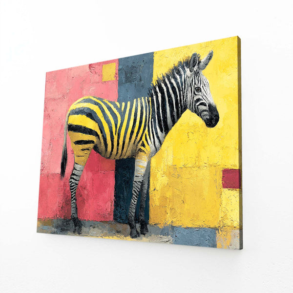 Colurful Zebra Wall Art