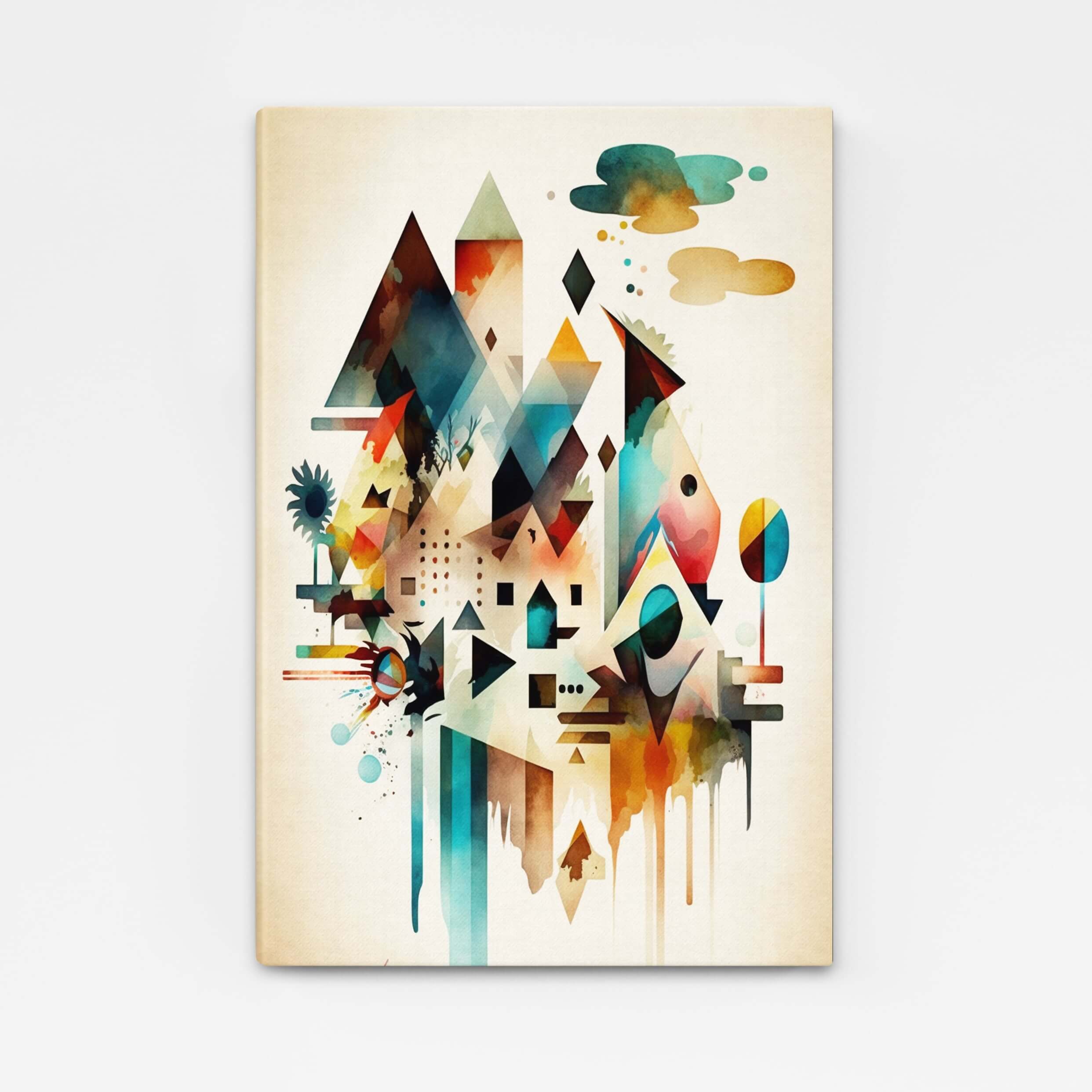 Abstract Contraptions Contemporary Abstract Drawings Disturbia | Original Painting For Sale