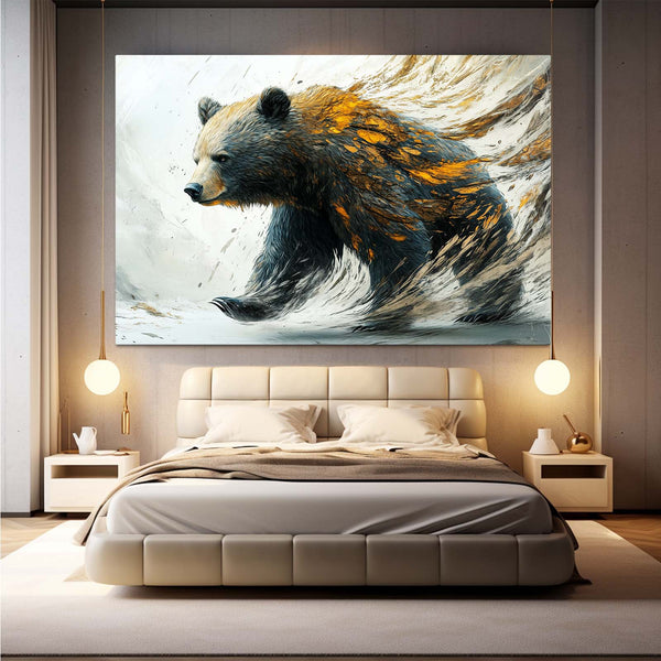 Contemporary Bear Wall Art
