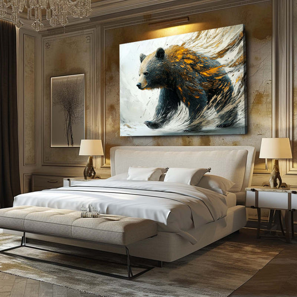 Contemporary Bear Wall Art