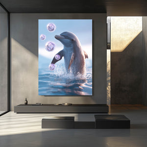 Cool Dolphin Wall Art