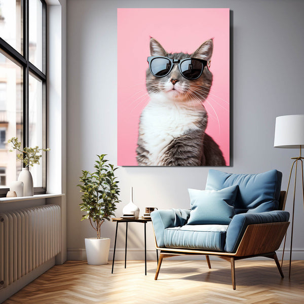 Cool Shades Cat Art | MusaArtGallery™