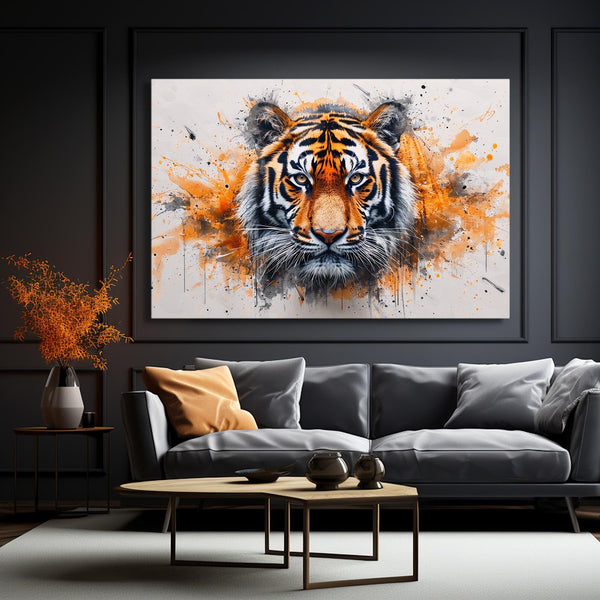 Cool Tiger Art Canvas | MusaArtGallery™