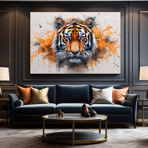 Cool Tiger Art Canvas | MusaArtGallery™