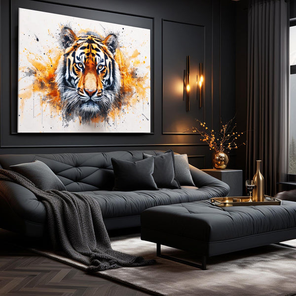 Cool Tiger Art Canvas | MusaArtGallery™