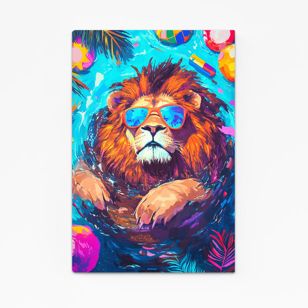 Cool Vibes Lion Wall Art | MusaArtGallery™