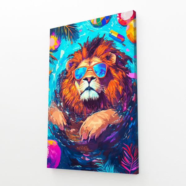 Cool Vibes Lion Wall Art | MusaArtGallery™