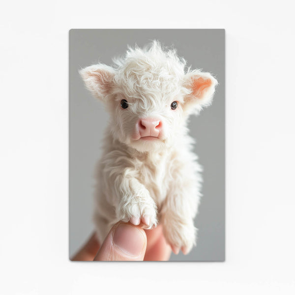 Cool Wall Art Baby Highland Calf | MusaArtGallery™